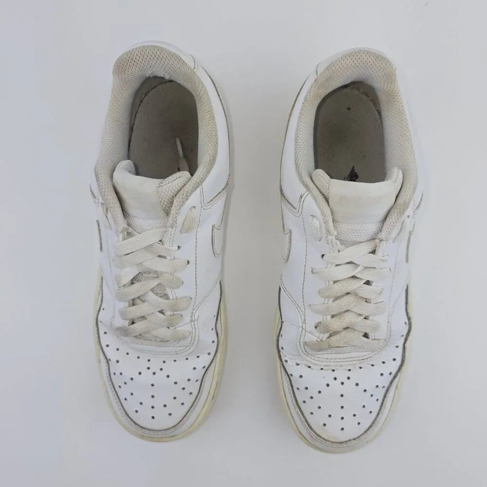 Nike‎ Court Vision Low Sneakers Shoes Triple White CD5434-100 Womens Size 7.5